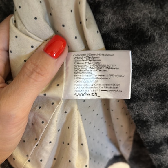 Sandwich wool car coat - Picture 6 of 6